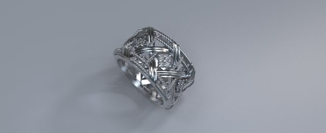Replica brand ring Modello di stampa 3D .c4d .max .obj .3ds .fbx .stl .blend 