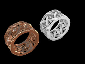 Replica brand ring Modello di stampa 3D