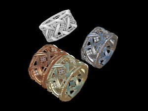 Replica brand ring Modello di stampa 3D