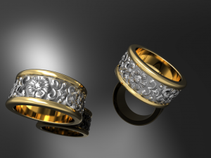 Patterned ring 1 Modèles 3D en vedette
