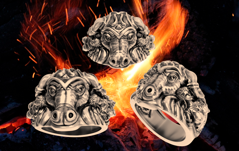 Taurus 3D 프린트 모델 .c4d .max .obj .3ds .fbx .stl .blend 