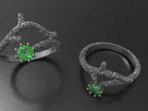 Кільце дерево оригінального дизайну 3D Принт Модель