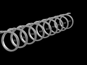 SNAKE RING DESIGN VVV 3D Print Model