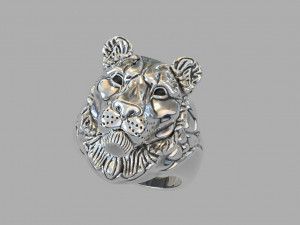 Lioness ring vvv 3D Print Model