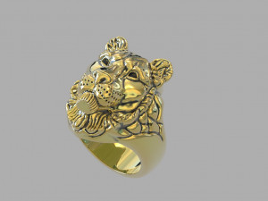 Lioness ring vvv 3D 프린트 모델