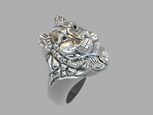 Lioness ring vvv 3D 프린트 모델