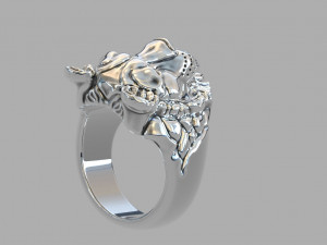 Lioness ring vvv 3D 프린트 모델