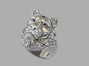 Lioness ring vvv 3D 프린트 모델