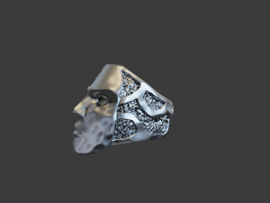 Ring mask design vvv 3D 打印模型