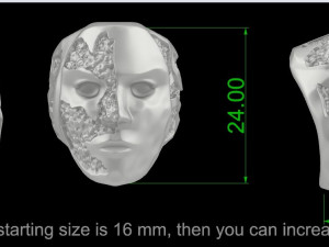 Ring mask design vvv 3D Baskı Modeli