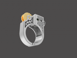 The piston ring VVV 3D Print Model