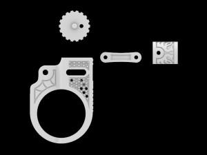 The piston ring VVV 3D Print Model