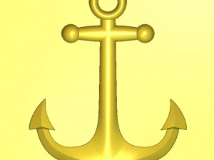 PENDANT-ANCHOR PENDANT 3Dプリントモデル
