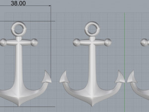 PENDANT-ANCHOR PENDANT 3Dプリントモデル