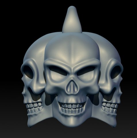 Skull suspension vvv 3D Принт Модель .c4d .max .obj .3ds .fbx .stl .blend 
