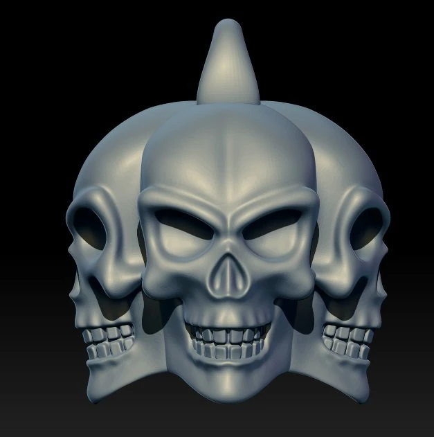 Skull suspension vvv 3D Print Model .c4d .max .obj .3ds .fbx .stl .blend 