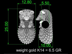 Hedgehog suspension 3D Print Model