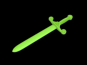 Sword pendant 3D Print Model