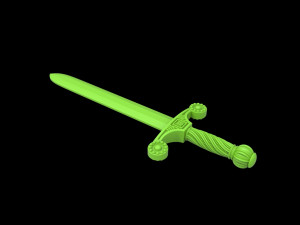 Sword pendant Modelo de Impressão 3D