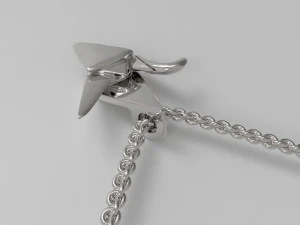 Origami crane pendant 3D Print Model
