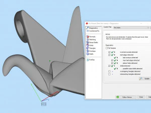 Origami crane pendant 3D Print Model