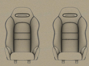 Car seat 1 3D 打印模型