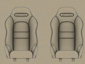 Car seat 1 3D Print Model