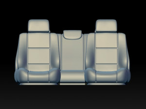 Car chair printing plastic interior salon detail photopolymer hobby 3D 프린트 모델