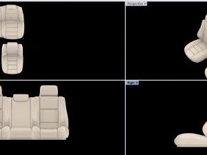Car chair printing plastic interior salon detail photopolymer hobby 3D Print Model
