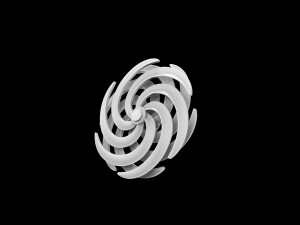 Spiral wall decor 3D-Druckmodell