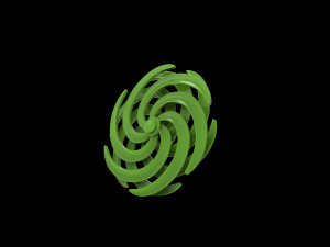 Spiral wall decor 3D-Druckmodell
