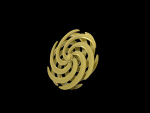 Spiral wall decor 3D-Druckmodell
