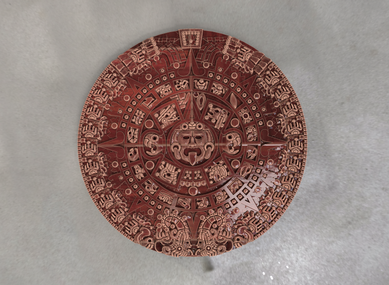 Decor aztec calendar 3Dプリントモデル .c4d .max .obj .3ds .fbx .stl .blend
