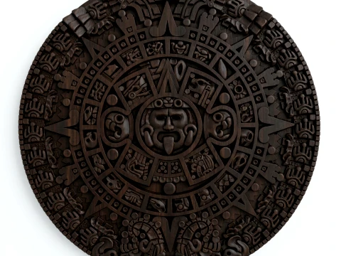 Decor aztec calendar 3D Print Model
