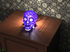 The body of the skull lamp 3D प्रिंट मॉडल
