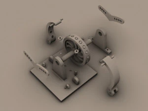 Magnetic generator test 3D Print Model