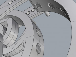 Magnetic generator test 3Dプリントモデル