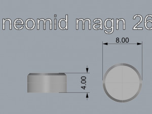 Magnetic generator test 3Dプリントモデル