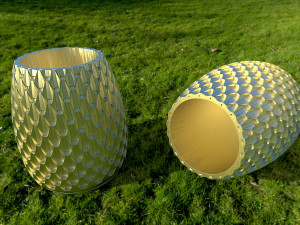 Flower pot geometry 1 3Dプリントモデル