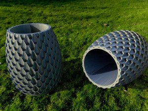 Flower pot geometry 1 3D 프린트 모델