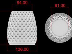 Flower pot geometry 1 3D 프린트 모델