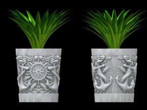 Flower pot sailor Model Cetak 3D