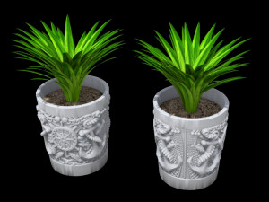Flower pot sailor 3D Принт Модель