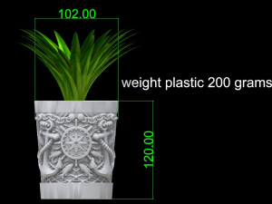 Flower pot sailor 3D Принт Модель