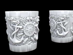 Flower pot sailor 3D Принт Модель