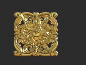 Bull frame 3Dプリントモデル