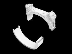 The bears bracelet 3Dプリントモデル