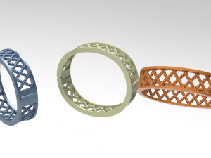 Pigtail bracelet 3D Print Model