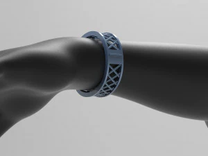 Pigtail bracelet 3D Print Model