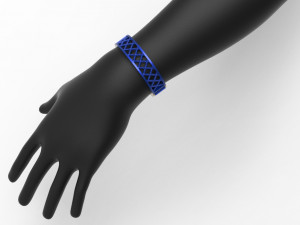 Pigtail bracelet 3Dプリントモデル